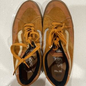 Vans Skate Pro Shoes – Size 10.5 – Orange Suede – Well Worn